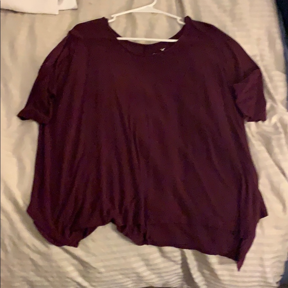 Maroon soft and sexy shirt